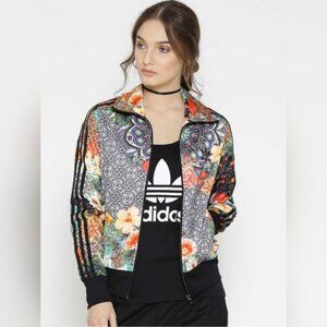 Adidas original Women Multicolored Jardim Agharta Track Printed Sporty Jacket
